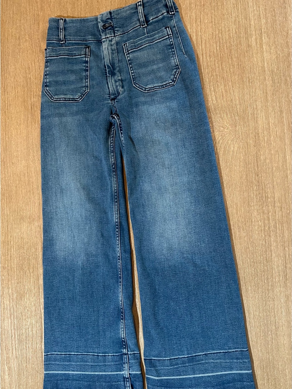 Maeve by Anthropologie The Colette High Rise Wide Leg Jeans – Size 24P Petite